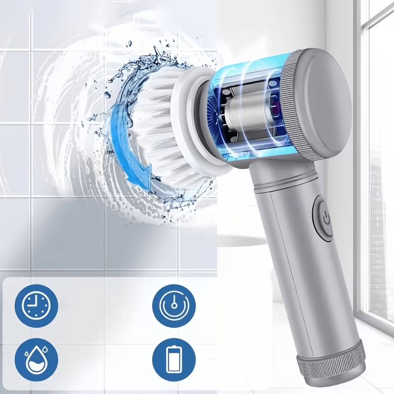 5-in-1 Rechargeable Handheld Electric Power Scrubber
