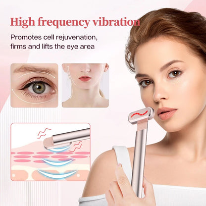 7-Color LED Facial Ice Roller | Hot & Cold Face Massager | Anti-Aging Skincare