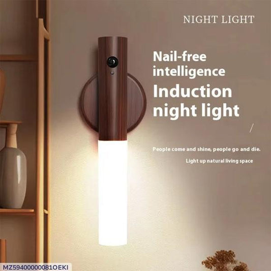The Gravity-Mount: Rechargeable Wooden LED Night Light