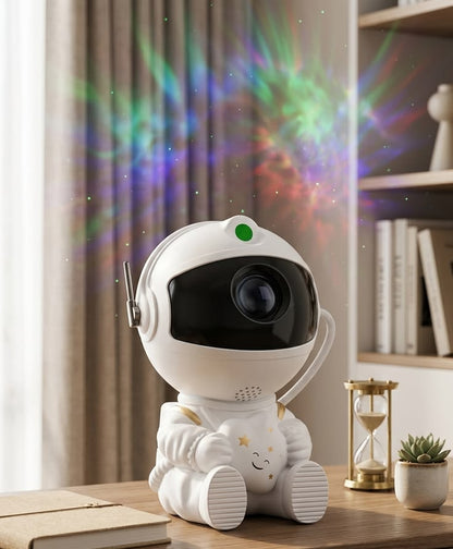 Astronaut Galaxy Projector – Starry Night Sky LED Nebula Lamp for Bedroom, Kids Room & Home Decor