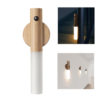 The Gravity-Mount: Rechargeable Wooden LED Night Light
