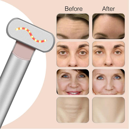 7-Color LED Facial Ice Roller | Hot & Cold Face Massager | Anti-Aging Skincare