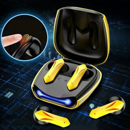Gaming Wireless Bluetooth Earbuds | 40ms Ultra Low Latency TWS Earphones with ENC Noise Reduction, HD Stereo Sound & LED Charging Case for PUBG, Free Fire & Mobile Gaming
