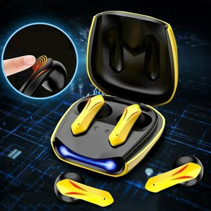 Gaming Wireless Bluetooth Earbuds | 40ms Ultra Low Latency TWS Earphones with ENC Noise Reduction, HD Stereo Sound & LED Charging Case for PUBG, Free Fire & Mobile Gaming