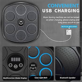 Smart LED Wall-Mounted Electronic Boxing Punching Target