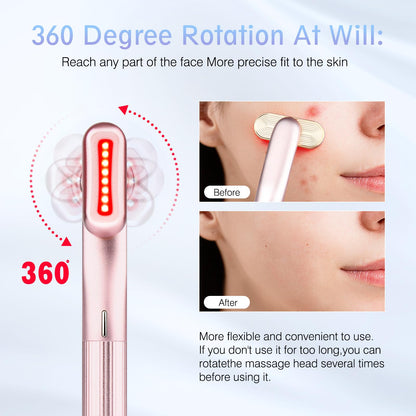 7-Color LED Facial Ice Roller | Hot & Cold Face Massager | Anti-Aging Skincare