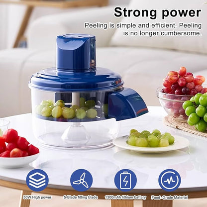 Electric One-Touch Food Chopper & Vegetable Cutter – USB Rechargeable Mini Food Processor for Garlic, Onion, Nuts, Fruits & Vegetables | Portable Kitchen Chopper