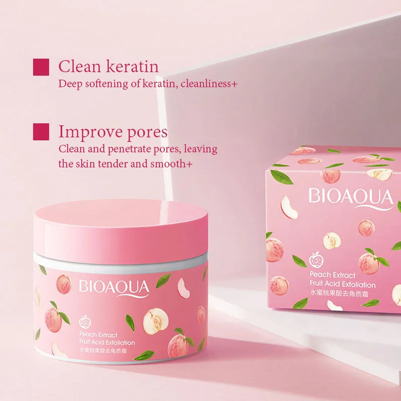 Honey Peach Exfoliating Face & Body Scrub Cream