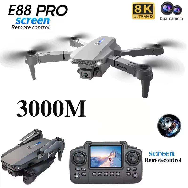 5G Dual Camera GPS Drone With HD Video And Screen Remote