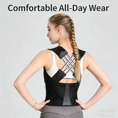 Adjustable Back Posture Corrector Brace for Adults