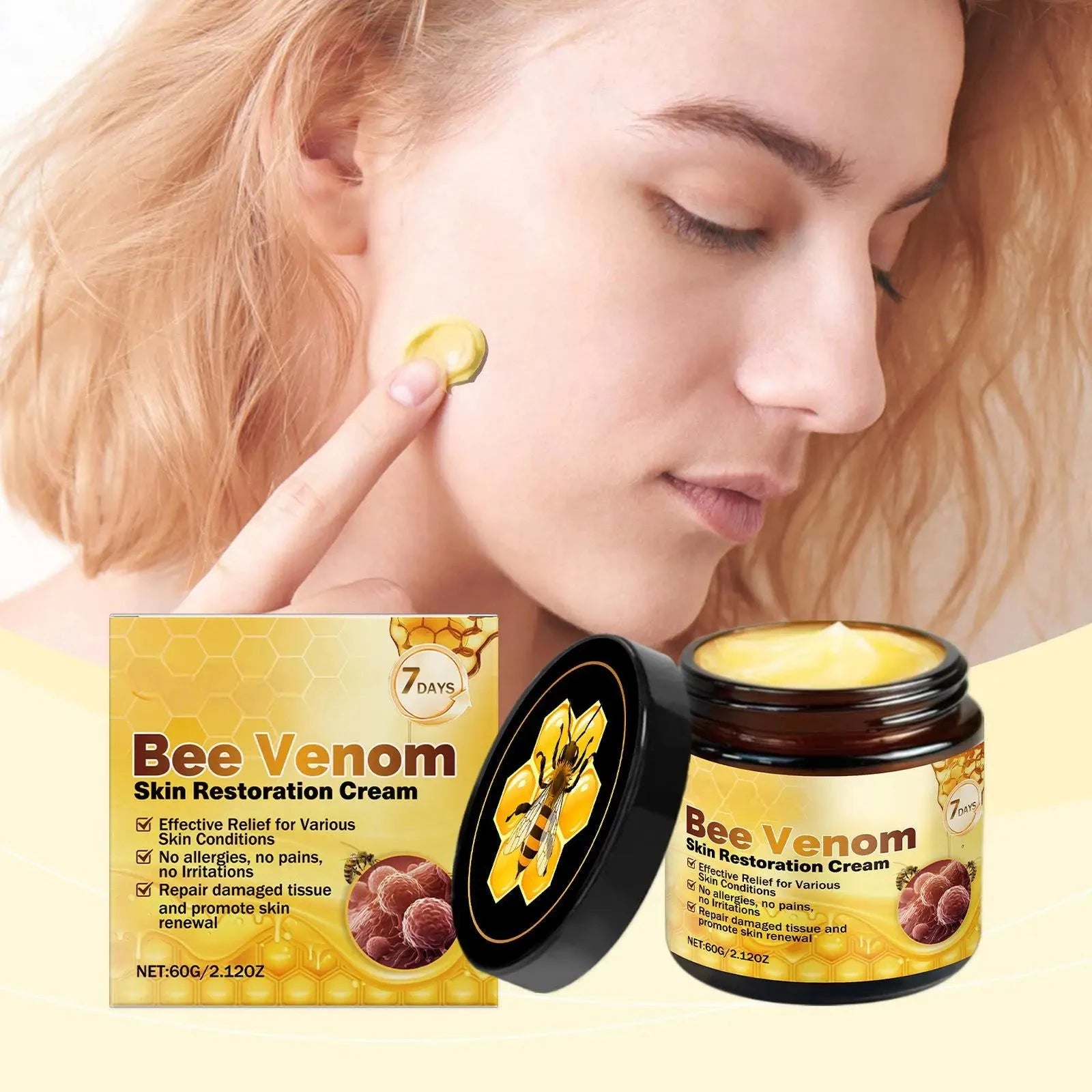 Bee Venom Skin Repair Cream – Redness & Blemish Care