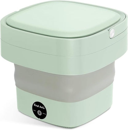 Portable Foldable Mini Washing Machine – USB Electric Collapsible Laundry Bucket for Underwear, Baby Clothes, Socks & Travel | Compact Washing Machine