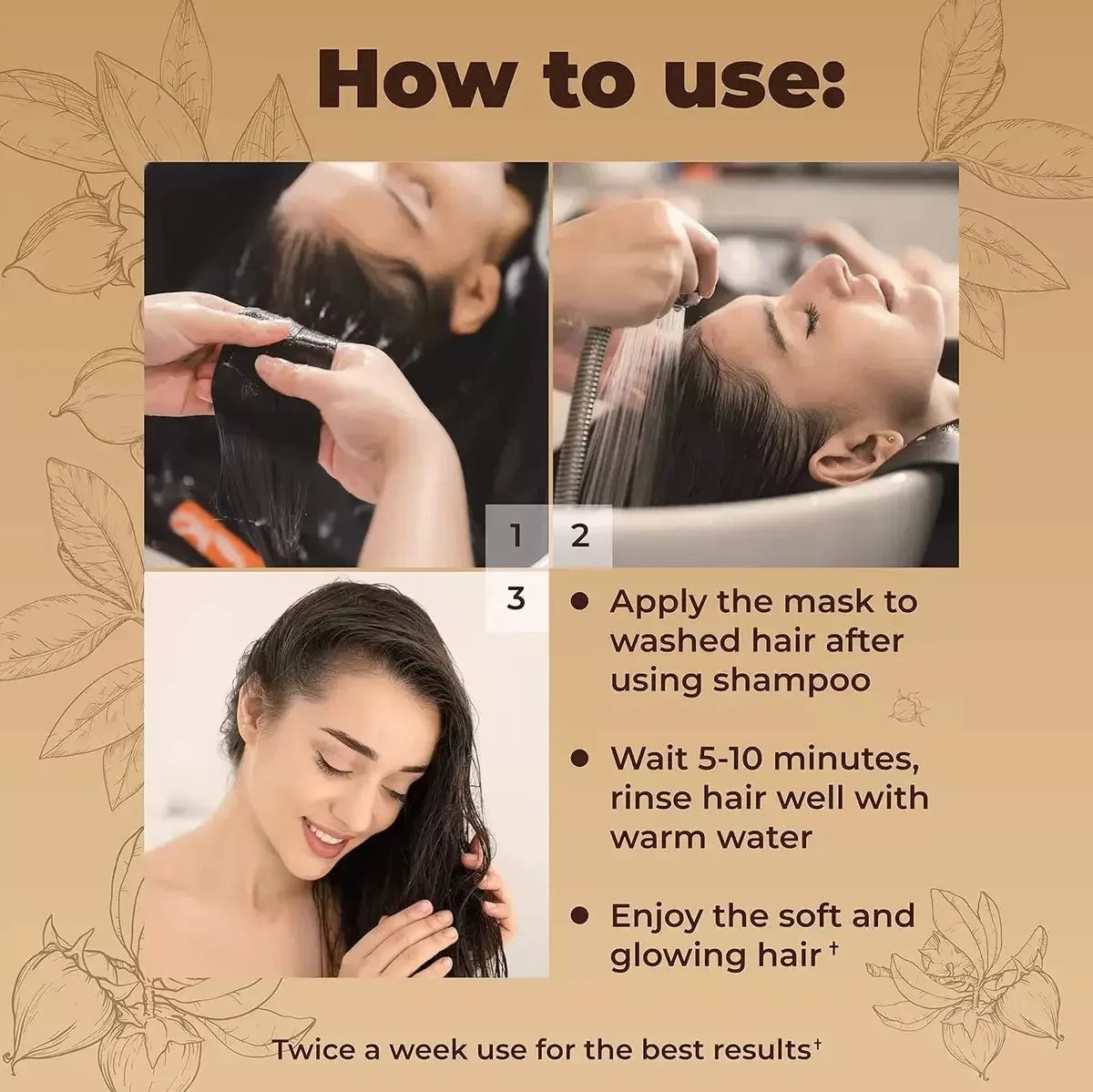 Collagen Deep Repair Hair Mask With Argan Oil