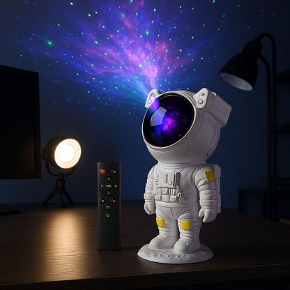 Astronaut Galaxy Projector – Starry Night Sky LED Nebula Lamp for Bedroom, Kids Room & Home Decor