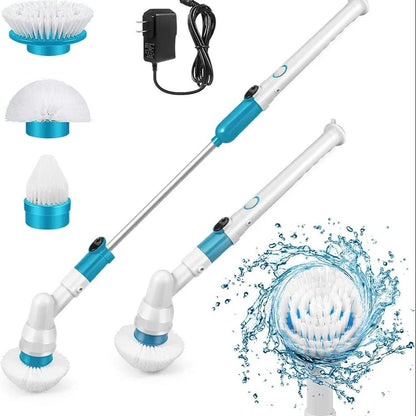 3-in-1 Electric Spin Scrubber with Extendable Handle