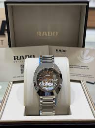 RADO DiaStar 10/UE Automatic Skeleton Watch for Men – Premium Stainless Steel Swiss Style Mechanical Wristwatch | Luxury Business Dress Watch