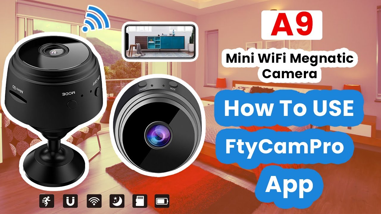 A9 Mini WiFi Camera – HD Wireless Security Camera with Night Vision, Motion Detection & Remote Monitoring