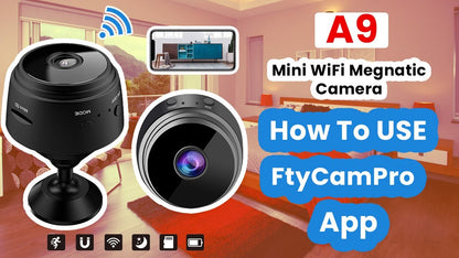 A9 Mini WiFi Camera – HD Wireless Security Camera with Night Vision, Motion Detection & Remote Monitoring