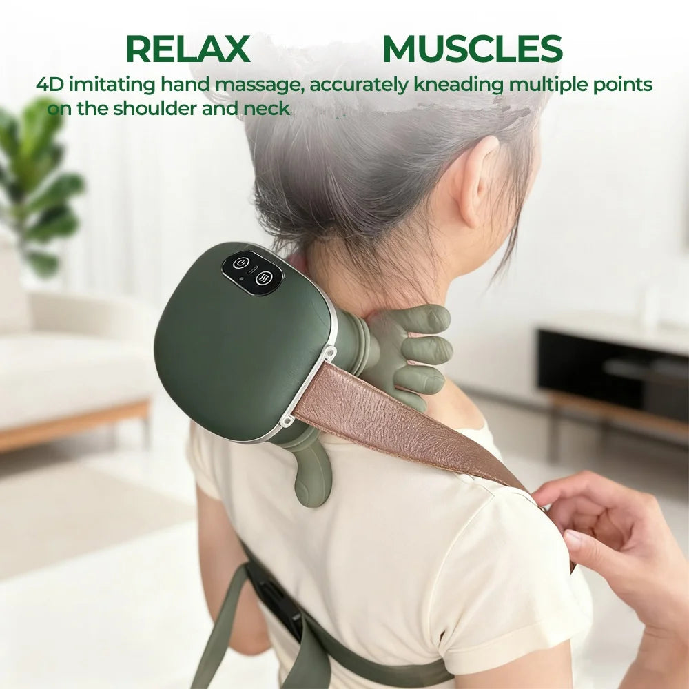Handheld Lightweight Electric Trapezius and Neck Massager