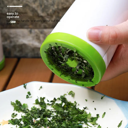 Manual Herb & Coriander Mill – Stainless Steel Leafy Green Vegetable Chopper