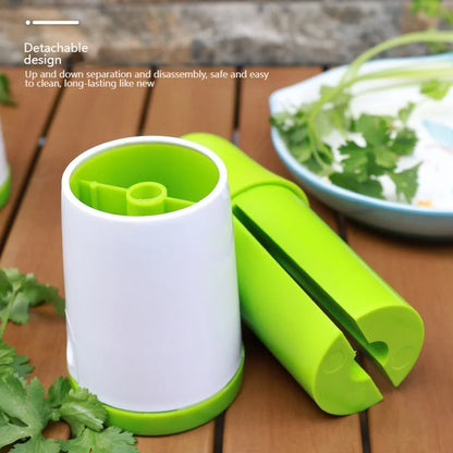 Manual Herb & Coriander Mill – Stainless Steel Leafy Green Vegetable Chopper