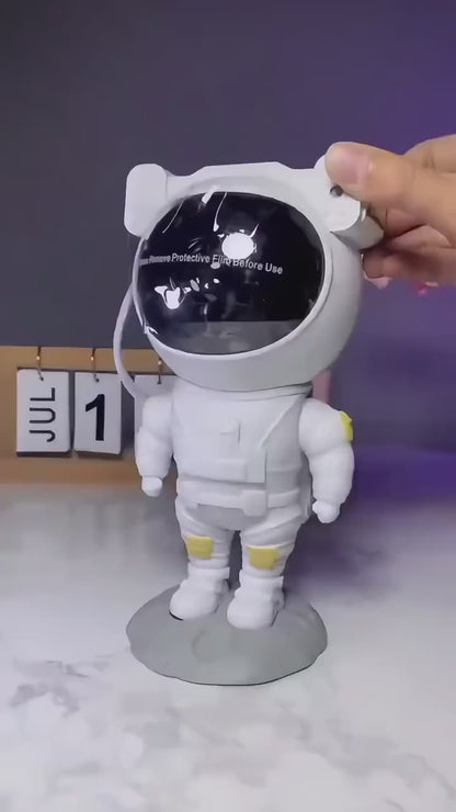 Astronaut Galaxy Projector – Starry Night Sky LED Nebula Lamp for Bedroom, Kids Room & Home Decor